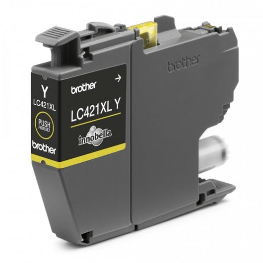 Cartuccia d'inchiostro giallo originale Brother LC421XLY