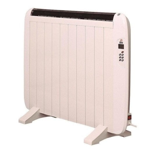 Radiador Eléctrico Fm Calefacción DOMO-1500 1500W 10 elementos control Wi-Fi ultra slim