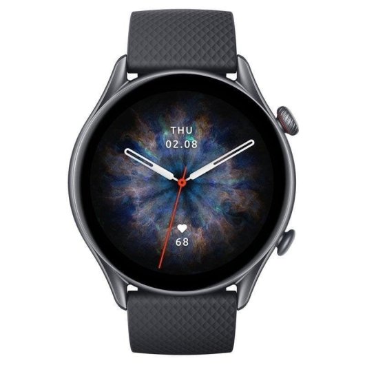 Amazfit GTR 3 Pro Bluetooth GPS 46mm AMOLED Preto Resistência à Água 5ATM SpO2