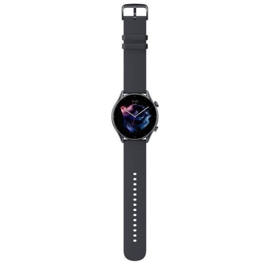 Amazfit GTR 3 Pro Bluetooth GPS 46mm AMOLED Preto Resistência à Água 5ATM SpO2
