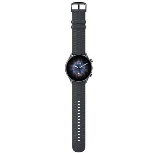 Amazfit GTR 3 Pro Bluetooth GPS 46mm AMOLED Preto Resistência à Água 5ATM SpO2