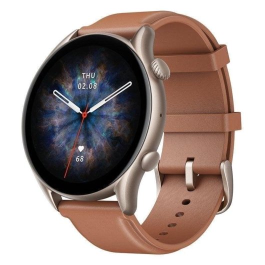 Amazfit-GTR-3-Pro-Reloj-Smartwatch-Cuero-Marrón