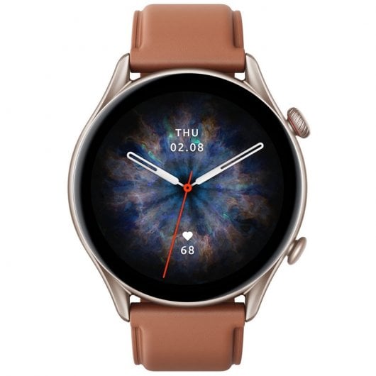 Amazfit GTR 3 Pro Reloj Smartwatch Cuero Marrón