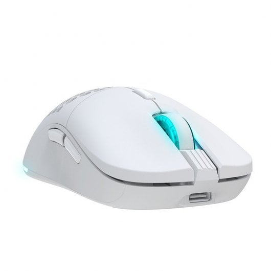 Mouse wireless Newskill Arakne Elite Ivory RGB 16000 DPI bianco