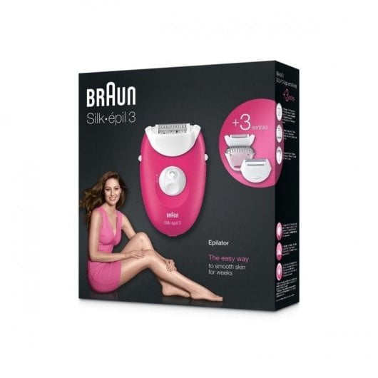 Braun Silk-épil 3 3-410 Depiladora con 3 Accesorios