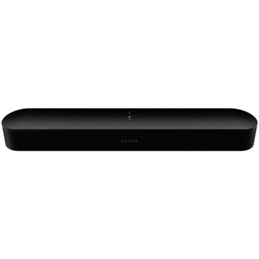 Barra audio intelligente nera Sonos Beam di seconda generazione