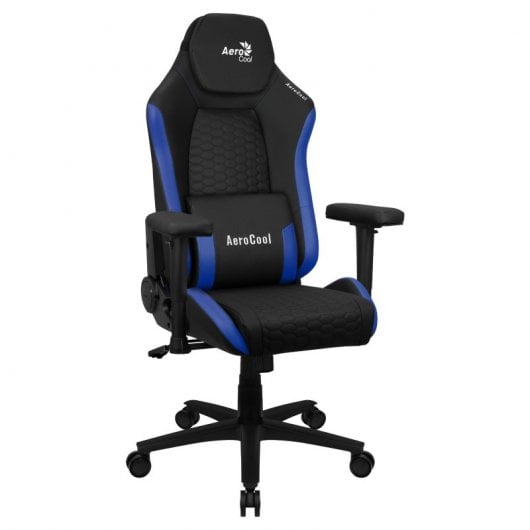 Aerocool Crown Silla Gaming Cuero Azul