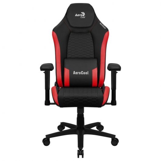Aerocool Crown Silla Gaming Cuero Rojo