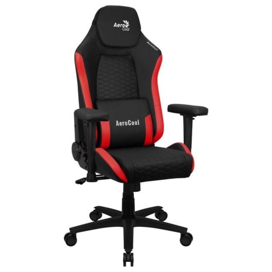Aerocool Crown Silla Gaming Cuero Rojo