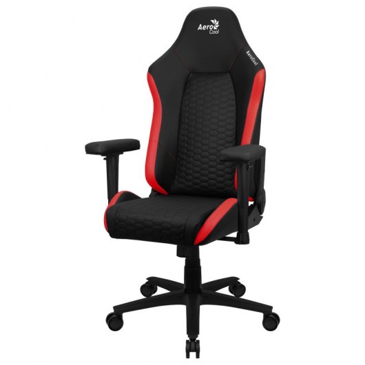 Aerocool Crown Silla Gaming Cuero Rojo