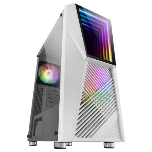 Mars Gaming MC777 Infinity Mirror ARGB Cristal Templado USB 3.0 Blanca