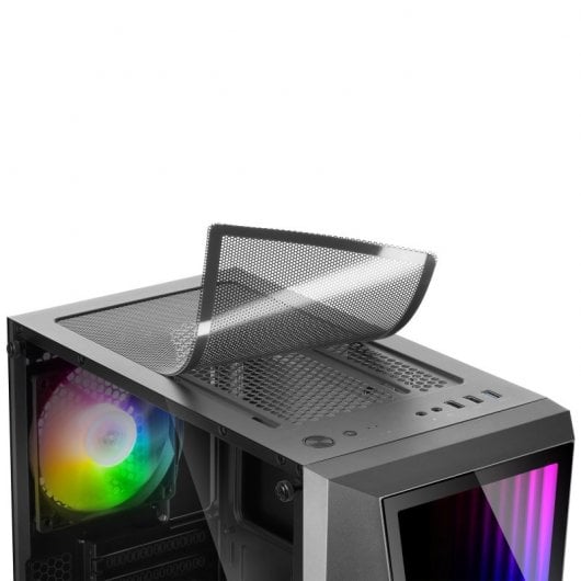 Mars Gaming MC777 Infinity Mirror ARGB Cristal Templado USB 3.0 Negra