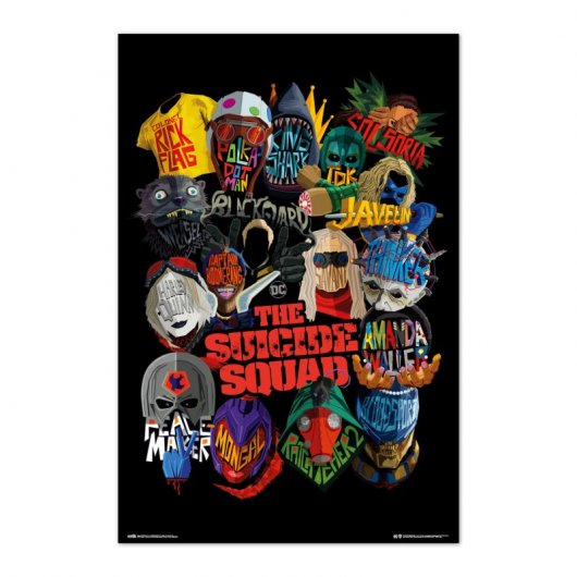 Erik Maxi Póster DC Comics Escuadrón Suicida Iconos  91.5x61cm