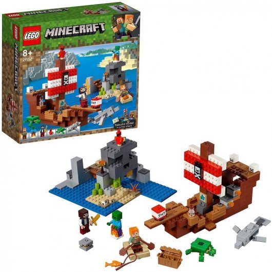 Lego Minecraft: La Aventura del Barco Pirata