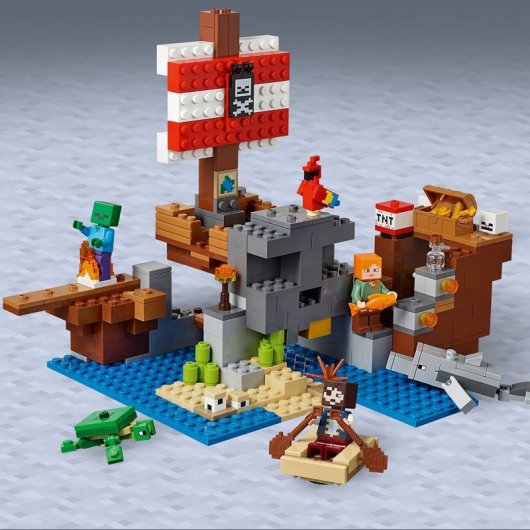 Lego Minecraft: La Aventura del Barco Pirata