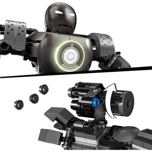 Set de construcción LEGO Marvel Iron Man: Caos de Iron Monger