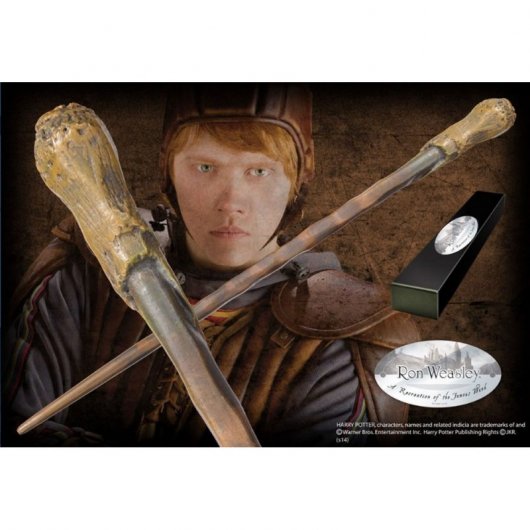 The Noble Collection Varita Mágica Ron Weasley 36cm