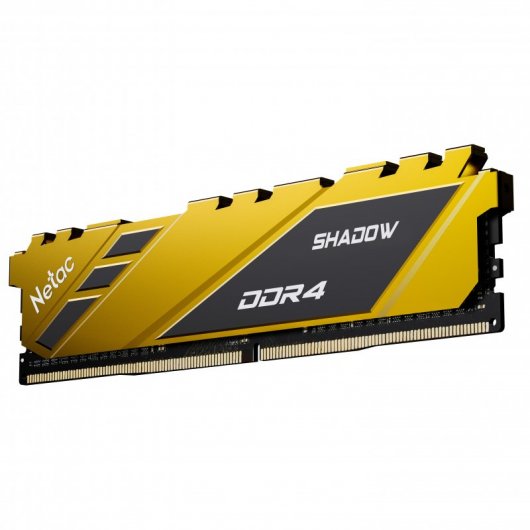 Netac Shadow DDR4 3200 MHz 16 Go CL16 Jaune