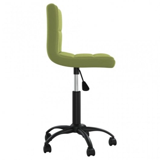 VidaXL Silla de Oficina Giratoria de Terciopelo Verde Claro