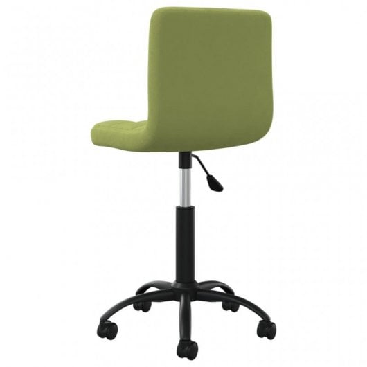 VidaXL Silla de Oficina Giratoria de Terciopelo Verde Claro