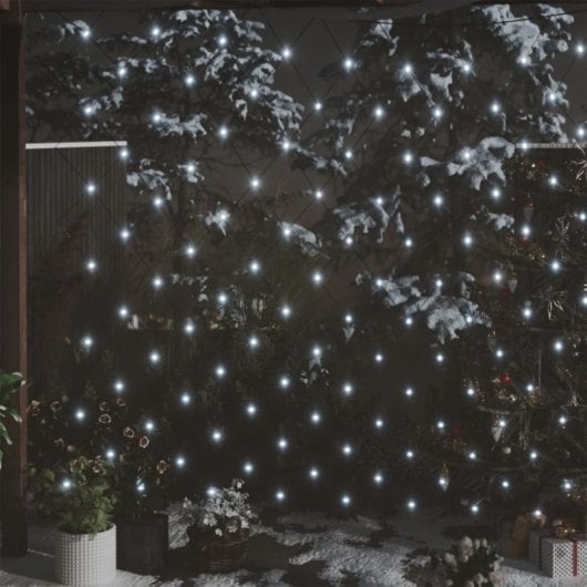 VidaXL Réseau Lumineux de Noël 544 LED Blanc Froid Intérieur/Extérieur 4x4m