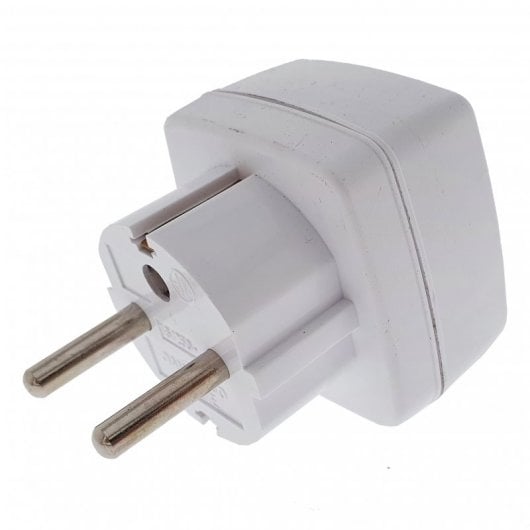 Eurobric Adaptador de Viaje UK-EU Blanco