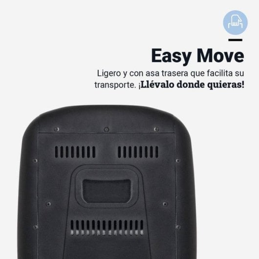 Poêle Électrique Halogène Universal Blue PARAÍSO 4012 1 200W Oscillant Sécurité