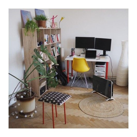 Universal Blue Cala Conta 3015B Convector Placa de Cristal 1500W Negro