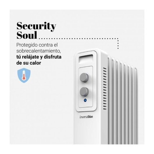 Universal Blue Varadero 3015W Radiador de Aceite 1500W Blanco