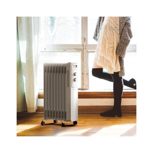 Universal Blue Varadero 3015W Radiador de Aceite 1500W Blanco