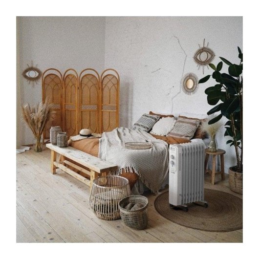 Universal Blue Varadero 3015W Radiador de Aceite 1500W Blanco