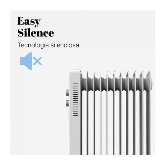 Universal Blue Varadero 3020W Radiador de Aceite 2000W Blanco