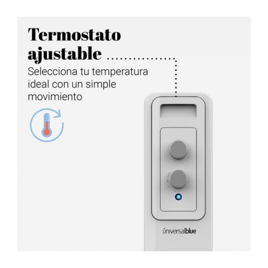 Universal Blue Varadero 3020W Aquecedor a Óleo 2000W Branco