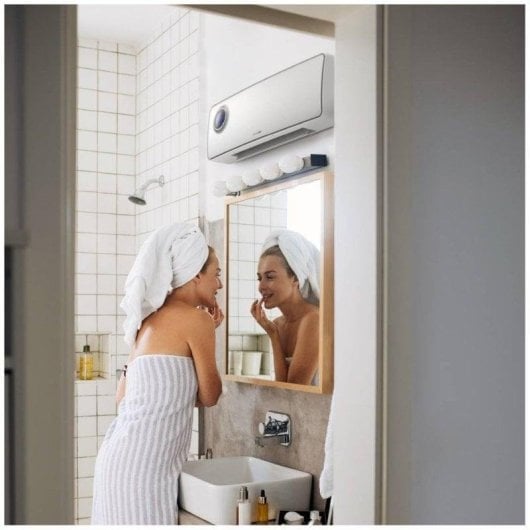 Universal Blue Melide 4020X Calefactor Split de Baño con Wifi 2000W Acero Inoxidable