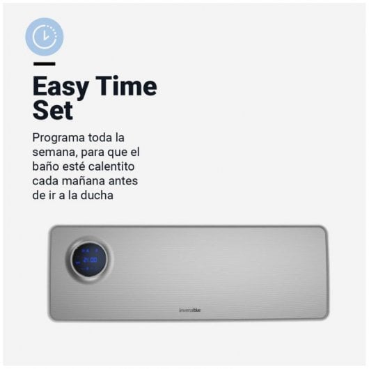 Universal Blue Melide 4020X Calefactor Split de Baño con Wifi 2000W Acero Inoxidable