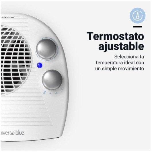 Aquecedor Termoventilador Universal Blue Copacabana 4020W 2000W Baixo Consumo