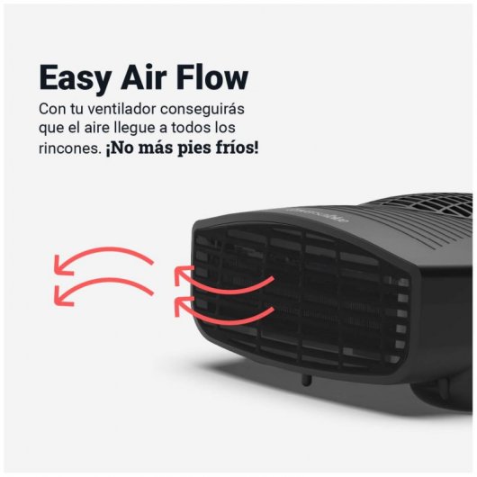 Universal Blue Copacabana 4020B Calefactor 2000W Negro