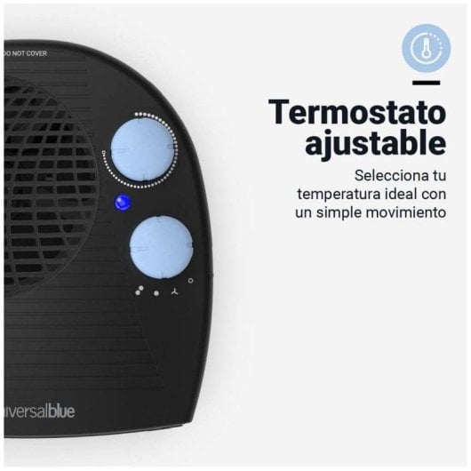 Riscaldatore termoventilatore Universal Blue Copacabana 4020B 2000W basso consumo