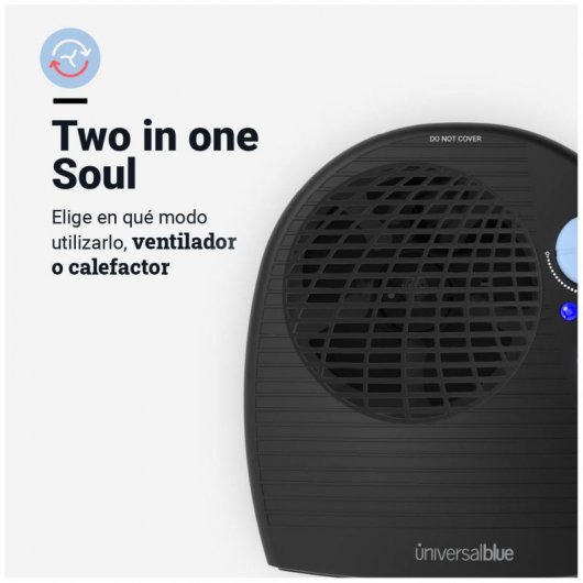 Universal Blue Copacabana 4020B Calefactor 2000W Negro