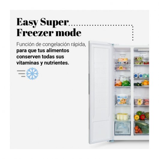 Universal Blue Baikal 3011W Frigorífico Americano No Frost F Blanco