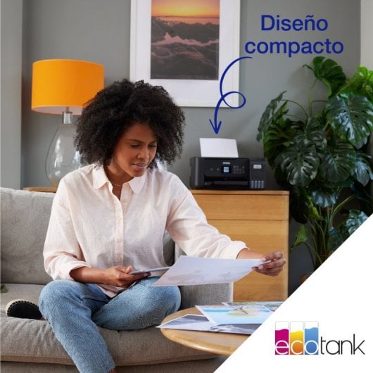 Epson EcoTank ET-2820 Multifunción con Depósito de Tinta, Wi-FI y Hasta 3 Años de Tinta Incluida
