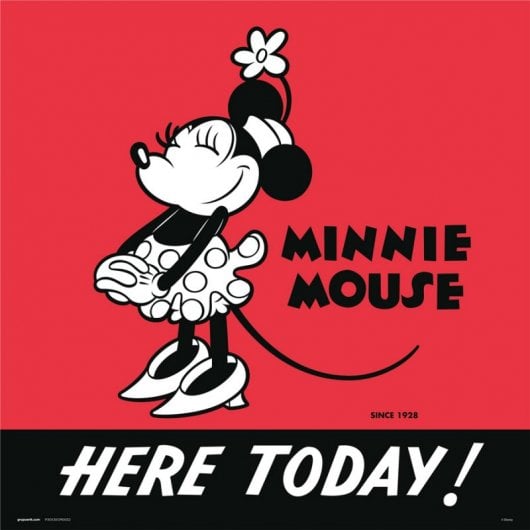 Erik Lámina Disney Minnie 90 30x30cm
