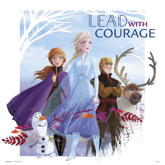 Erik Disney Frozen Blei mit Mutblatt 30x30cm