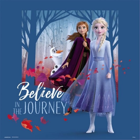 Erik Disney Frozen – Believe In The Journey – Druck, 30 x 30 cm