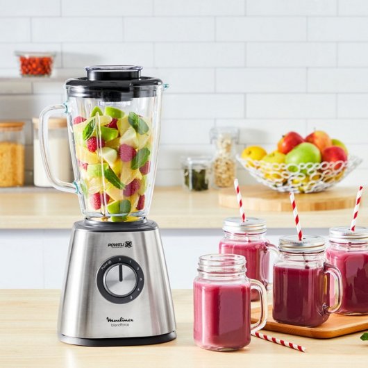 Moulinex Blendforce 2 LM439D10 Batidora de Vaso 800W Acero Inoxidable