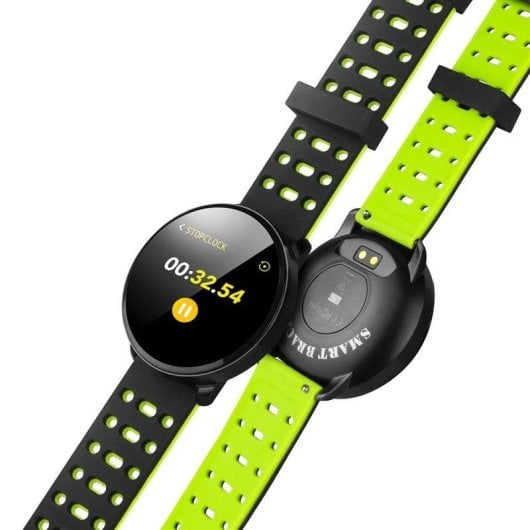 Smartek SW-280 Smartwatch + 2 Correas Verde/Negra
