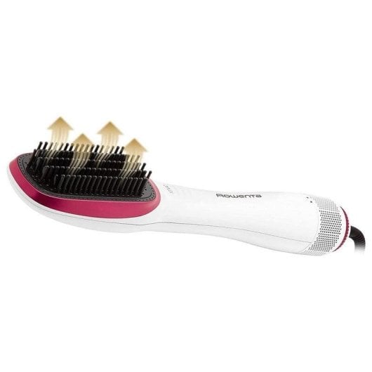 Escova Modeladora Rowenta CF6220F0 900W Cerâmica 3 Temperaturas Branco Rosa