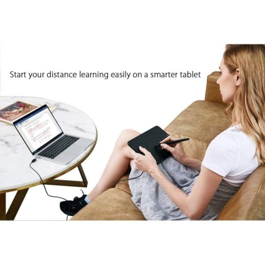 Tablette graphique XP-Pen Deco Mini7 5080 LPI 8 touches USB Noir