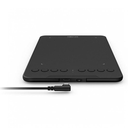 Mesa digitalizadora XP-Pen Deco mini7W sem fio 5080 LPI 8 teclas