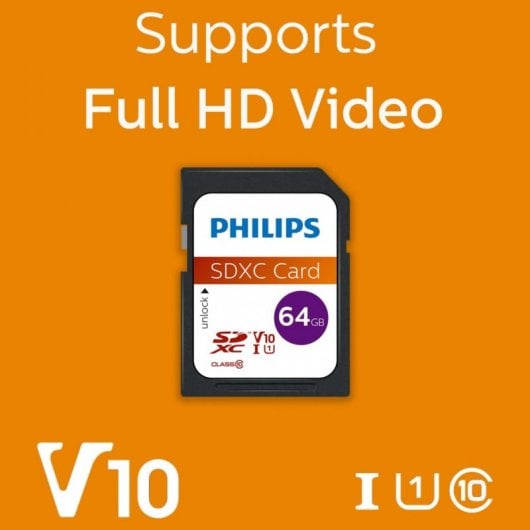 Philips FM64SD55B SDXC 64GB UHS-I U1 V10